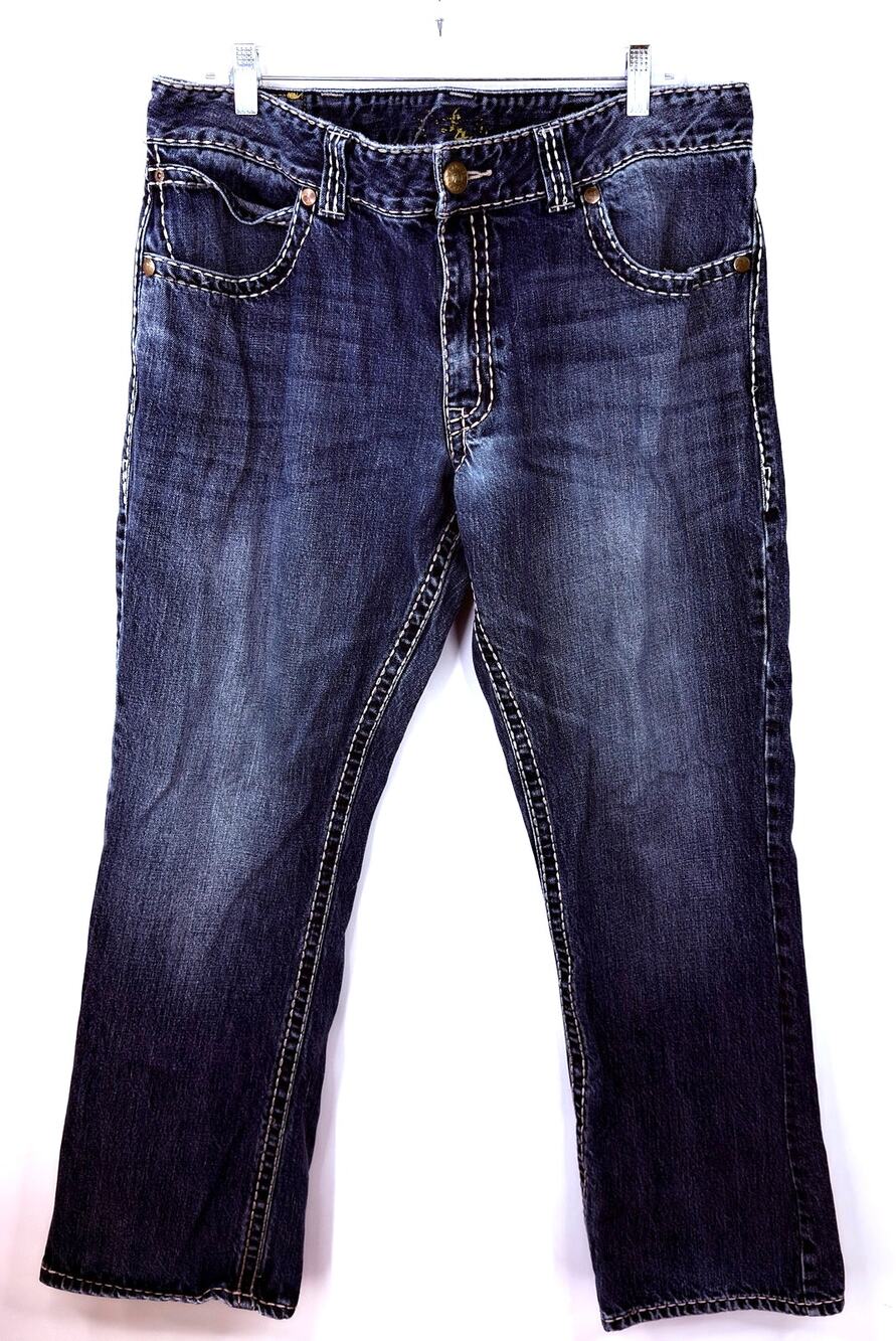 Wrangler Men's Rock 47 Bootcut Jeans Size 38 x 32